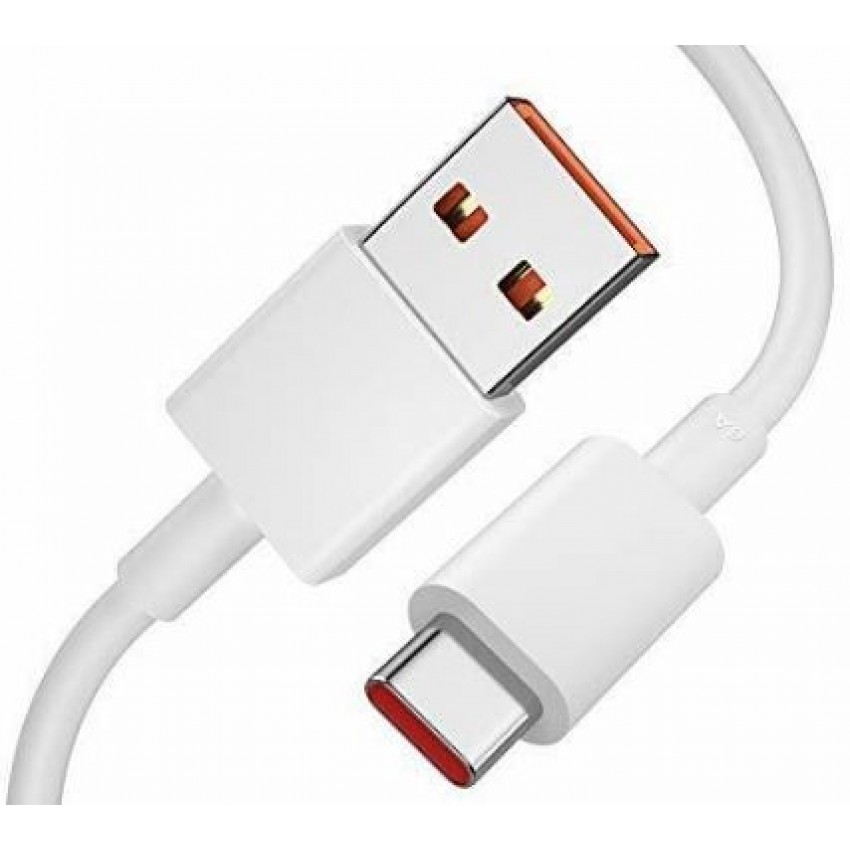 USB cable original Xiaomi 6A 120W Type-C white (1M)