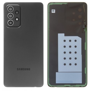 Back cover for Samsung A525/A526/A528 A52 4G/A52 5G/A52S 5G Awesome Black original (service pack)