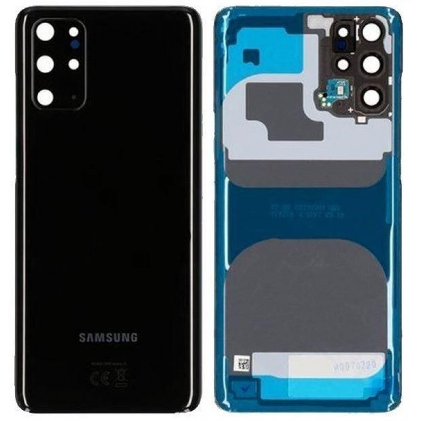Back cover for Samsung G985/G986 S20 Plus Cosmic Black original (service pack)