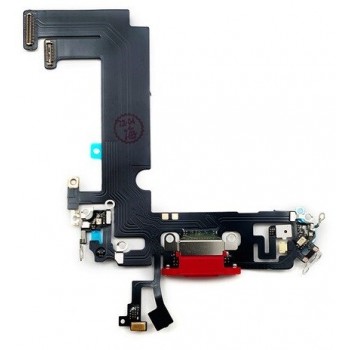 Flex for iPhone 12 mini for charging connector with microphone Red HQ