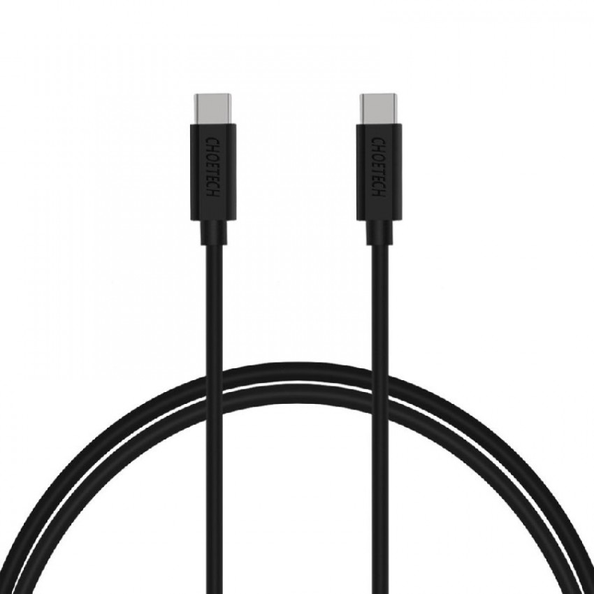 USB cable Choetech (CC0003) "USB-C (Type-C) to USB-C (Type-C)" (3A) black 2M