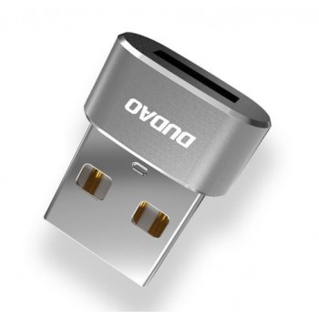 Adapter Dudao (L16AC) from Type-C to USB black