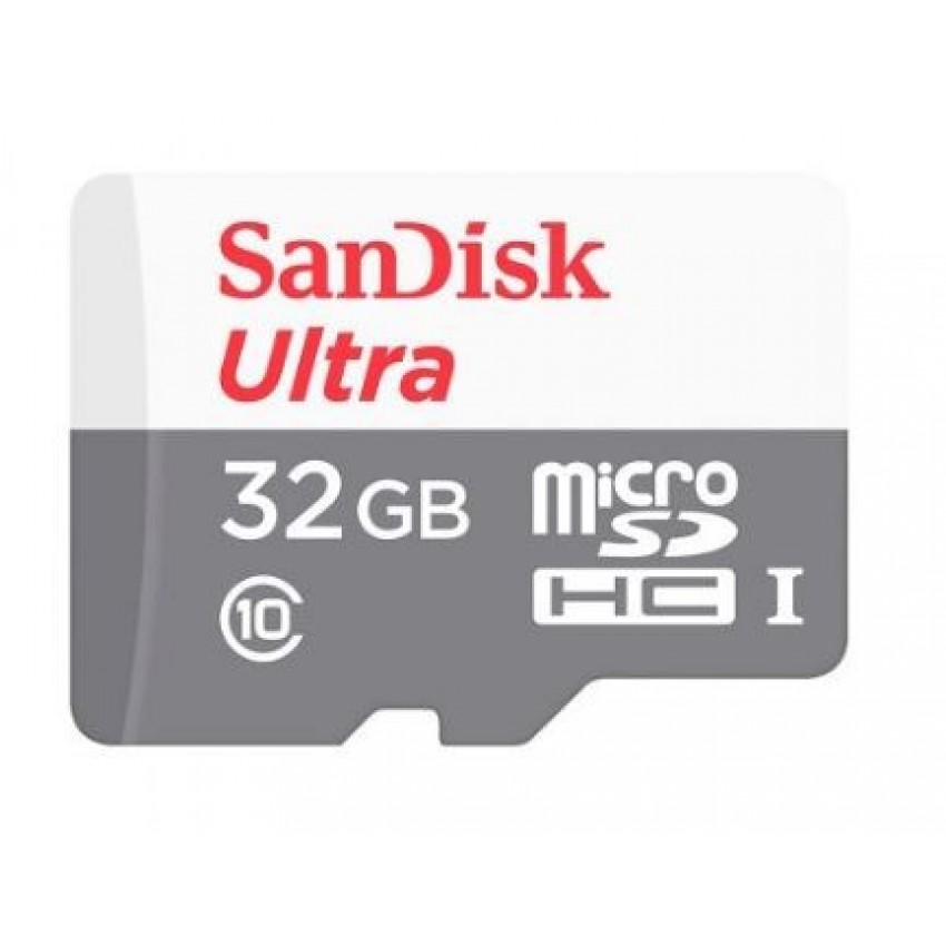 Карта памяти SanDisk Ultra MicroSD 32GB (class10 UHS-I 100MB/S)