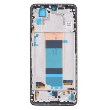 LCD screen Xiaomi Poco F4 5G with touch screen with frame Nebula Green original (service pack)