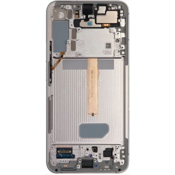 Дисплей Samsung S906 S22 Plus с сенсорным экраном и рамкой White оригинал (service pack)