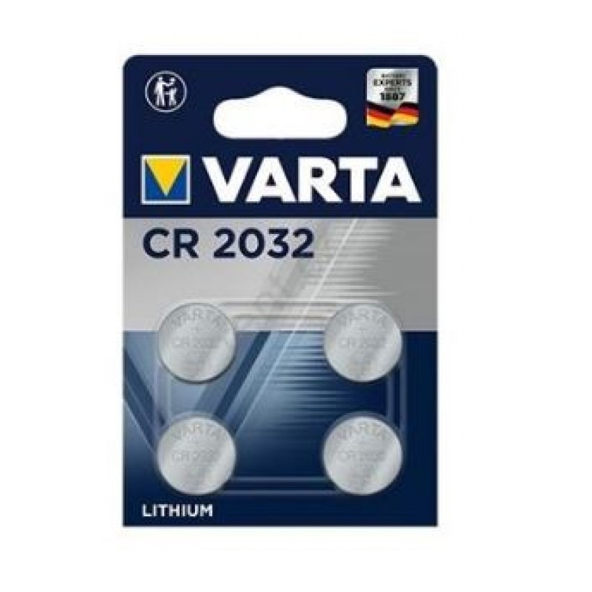 Litija baterijas VARTA 3V 4gab CR-2032
