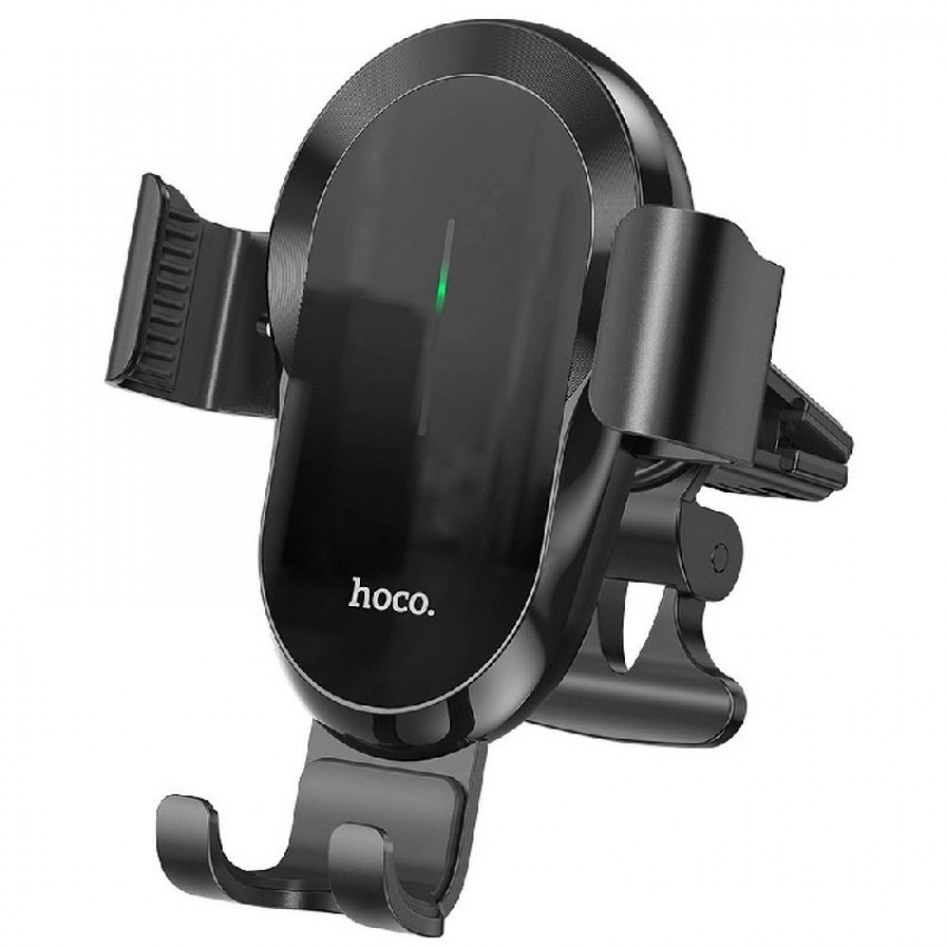 Wireless car charging station-holder HOCO (CA105) 15W (QI standard) black