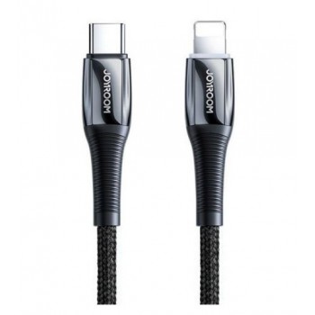USB cable JOYROOM (S-1224K2) "USB-C (Type-C) to Lightning Cable" (2.4A 20W 1.2m) black