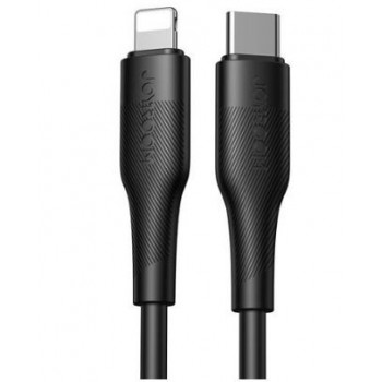 USB cable JOYROOM (S-02524M3) "USB-C (Type-C) to Lightning Cable" (2.4A 20W 0.25m) black