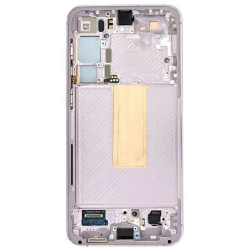 LCD screen Samsung S916 S23+ 5G with touch screen and frame Lavender original (service pack)
