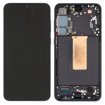 LCD screen Samsung S916 S23+ 5G with touch screen and frame Graphite original (service pack)