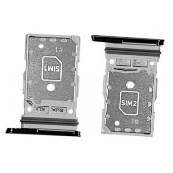 SIM card holder Samsung S901/S906 S22/S22 Plus Dual Phantom Black originalus (service pack) SIM card holder Samsung S901/S906 S22/S22 Plus Dual Phantom Black originalus (service pack)