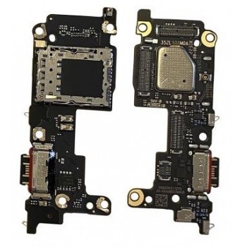 Flex Xiaomi 12T with charging connector and microphone, SIM card contact original (service pack)