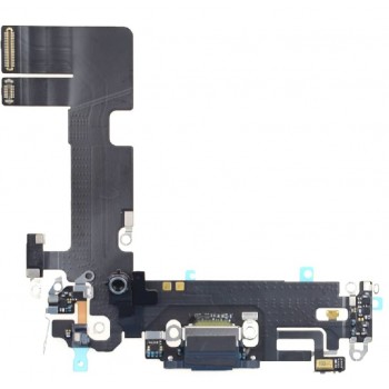 Flex for iPhone 13 for charging connector with microphone Black original (used Grade A)