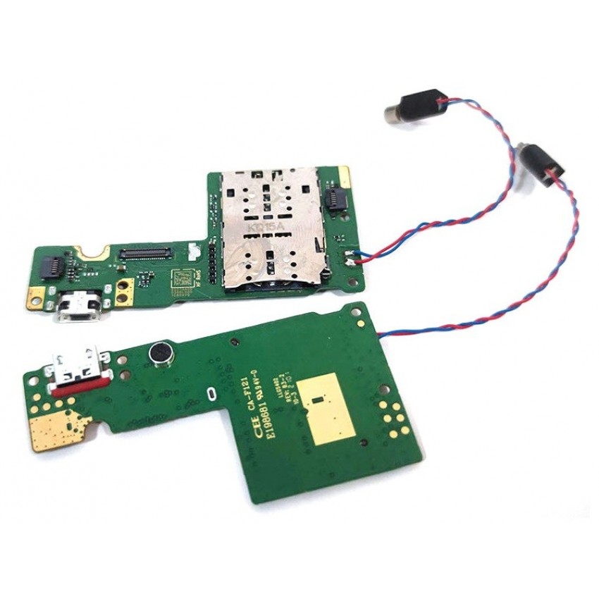 Flex Lenovo Tab M10 TB-X505 (P101DEA-AB0) with charging connector and microphone, SIM reader ORG