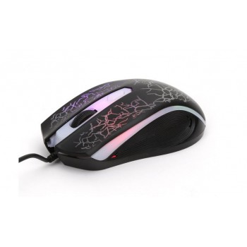 Mouse VARR Gaming OM-125 optical, black (LED)