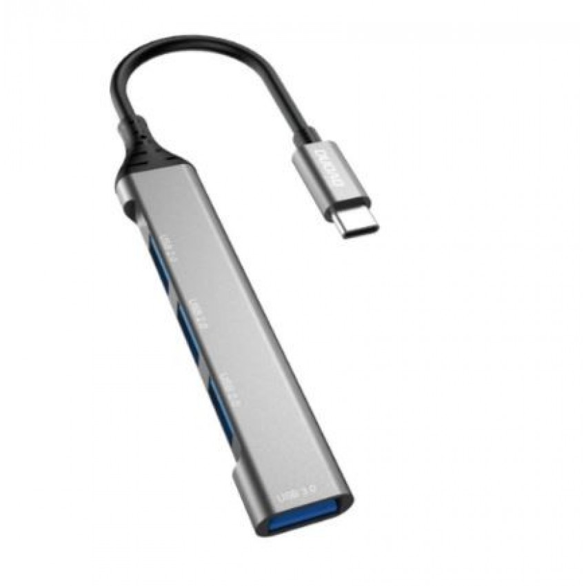 USB-C HUB Dudao (A16T) (1xUSB 3.0; 3xUSB 2.0) black