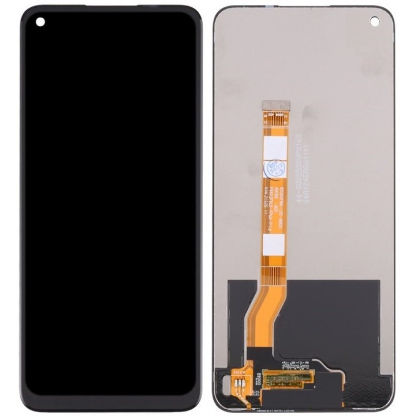 Ekranas Realme 8i/9i/Narzo 50 4G/Oppo A96 4G su lietimui jautriu stikliuku Black ORG
