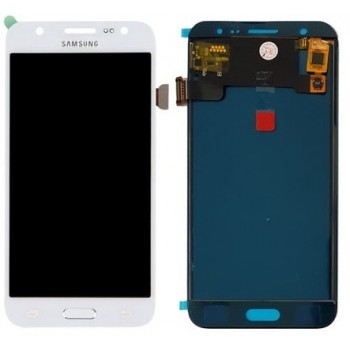 LCD screen Samsung J500 J5 with touch screen White original (service pack)