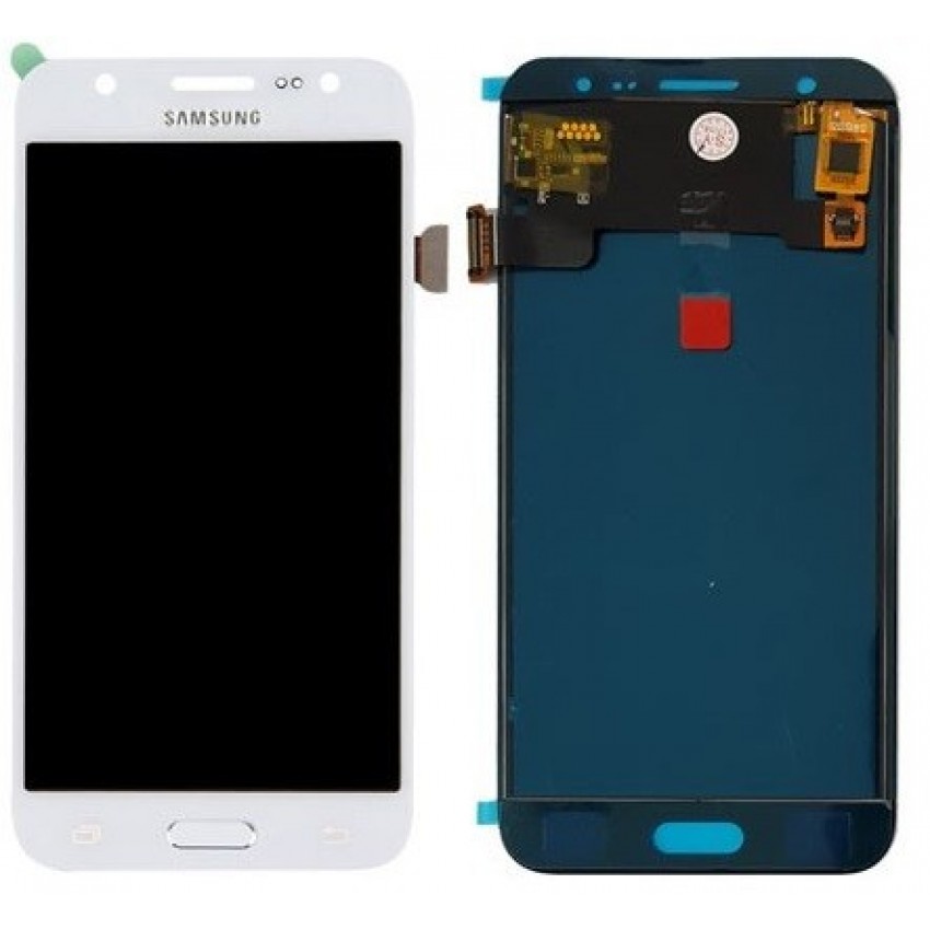 LCD screen Samsung J500 J5 with touch screen White original (service pack)
