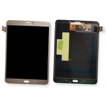 Ekranas Samsung T710/T713/T715 Tab S2 8.0 su lietimui jautriu stikliuku Gold originalus (service pack)