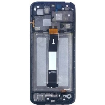 LCD screen Xiaomi Redmi 12C with touch screen with frame Graphite Grey original (service pack)