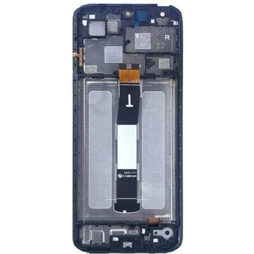 LCD screen Xiaomi Redmi 12C with touch screen with frame Graphite Grey original (service pack)