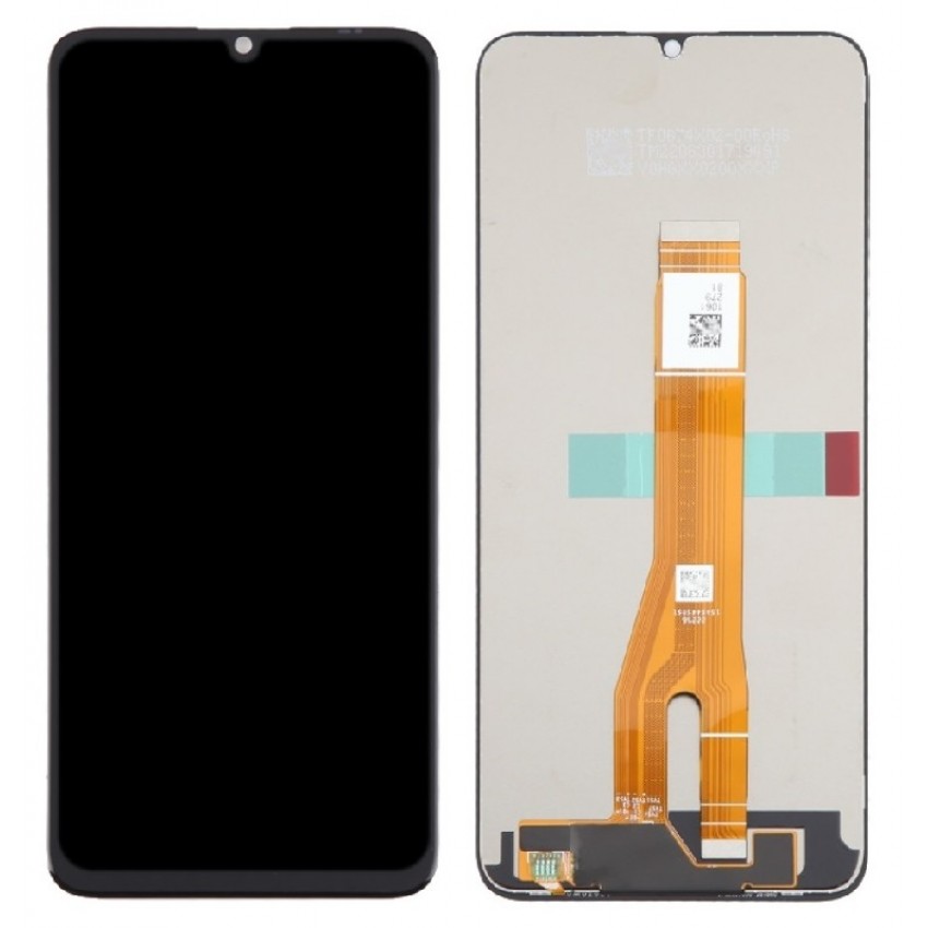 Ekranas Huawei Honor X7A su lietimui jautriu stikliuku Black ORG