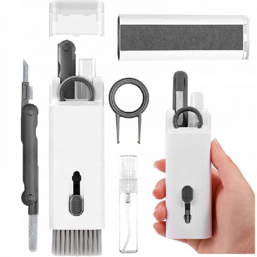 Multifunctional 7in1 cleaning kit for headphones and keyboard