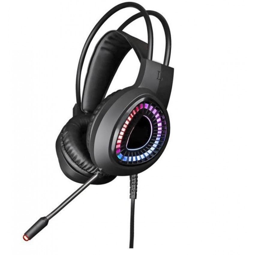 Handsfree VARR GAMING VH8010 with microphone (USB 7.1 FOR PC AND PS5) black