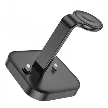 Wireless charging station Hoco (CW43) 3in 1 (15W MagSafe Compatible)