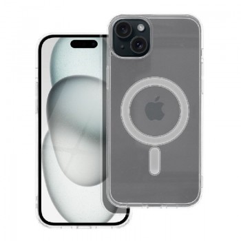 Case Clear Mag Cover (MagSafe) for iPhone 15 Plus transparent
