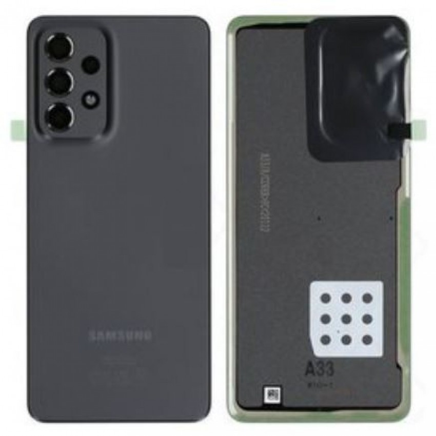 Back cover for Samsung A336 A33 5G 2022 Black original (service pack)