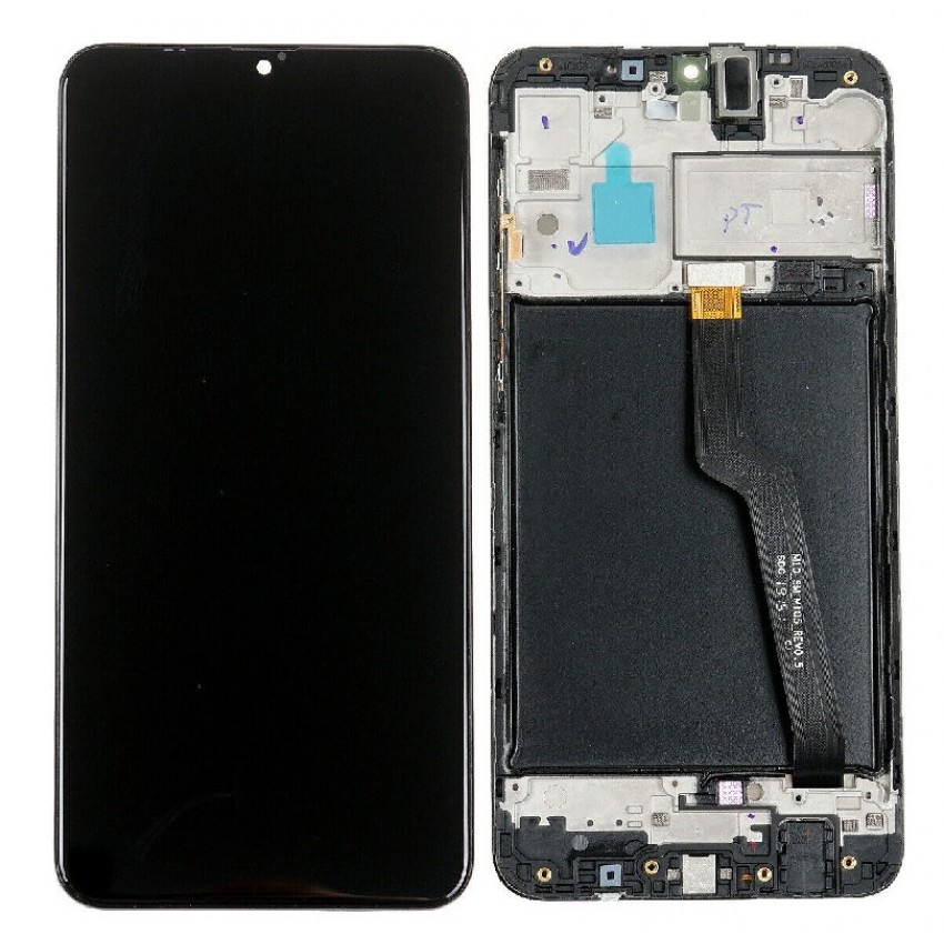 LCD screen Samsung  A105 A10 Dual SIM with touch screen and frame black original
