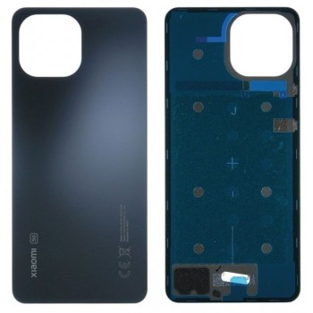 Back cover for Xiaomi Mi 11 Lite 4G/Mi 11 Lite 5G/11 Lite 5G NE Truffle (Boba) Black original (service pack)
