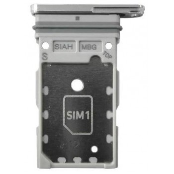 SIM card holder Samsung S918 S23 Ultra Dual Sky Blue/Lime original (service pack)