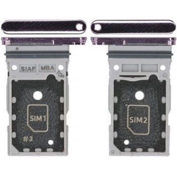 SIM kortelės laikiklis Samsung S911 S23 Plus Dual Lavender originalus (service pack)