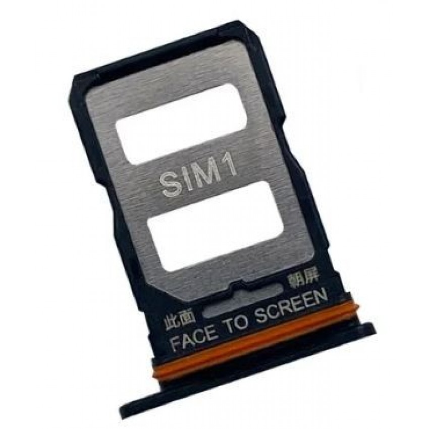 SIM kortelės laikiklis Xiaomi 12T/12T Pro Black ORG