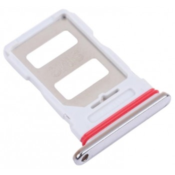 SIM card holder Xiaomi Mi 11i/Poco F3 Celestial Silver original (service pack)