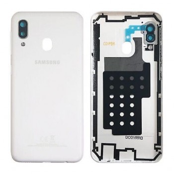 Back cover for Samsung A202 A20e 2019 White original (service pack)