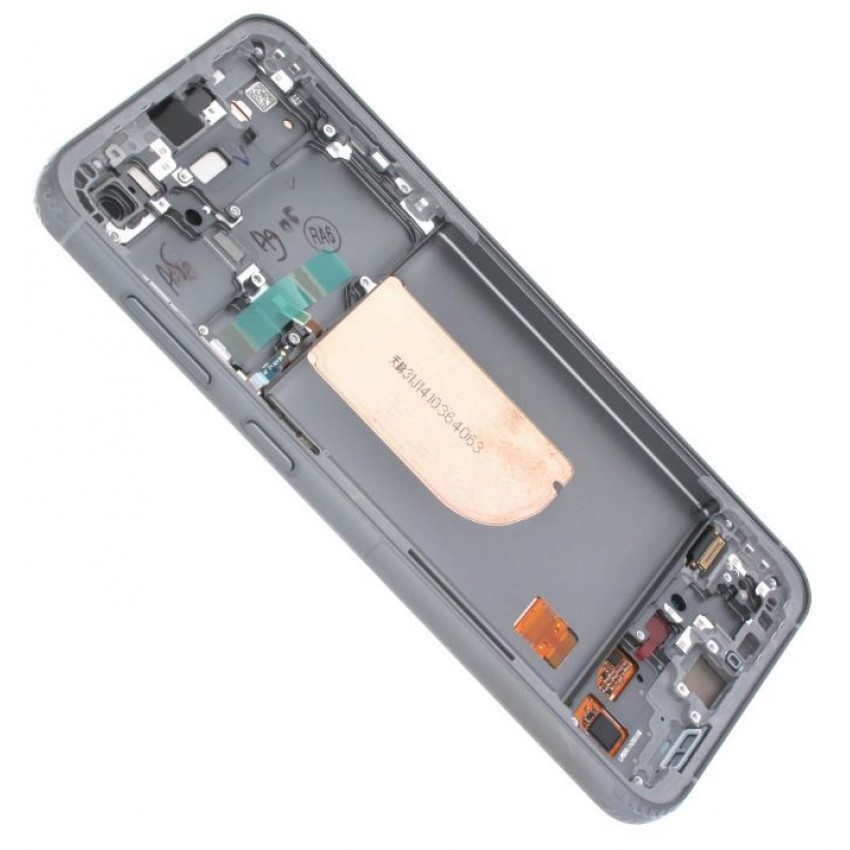 LCD screen Samsung S711 S23 FE 5G with touch screen and frame Graphite original (service pack)