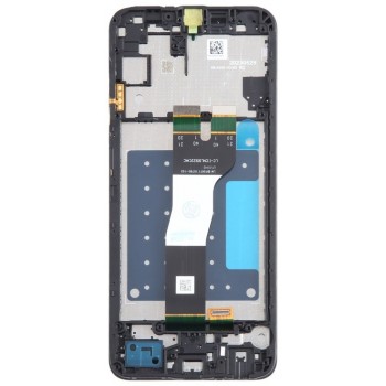 LCD screen Samsung A057 A05S 2023 with touch screen and frame black original (service pack)