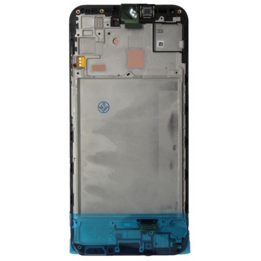 Ekranas Samsung A155/A156 A15 4G/A15 5G su lietimui jautriu stikliuku ir rėmeliu Black originalus (service pack)