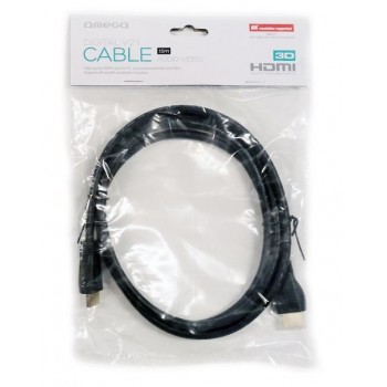 Omega HDMI cable (v.1.4 4K) 5M black