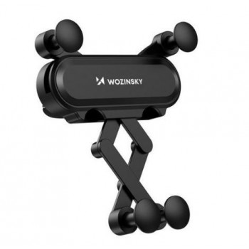 Universal car phone holder Wozinsky WCH-05 for using on ventilation grille, black