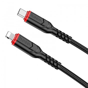 USB cable HOCO X59 "USB-C (Type-C) to Lightning" (20W) 1m black