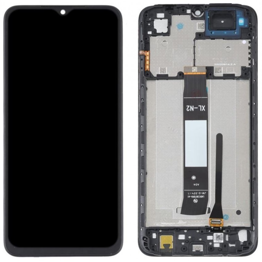 LCD screen Xiaomi Redmi A2/A2+ with touch screen with frame Black original