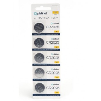 Lithium batteries PLATINET 3V 5pcs CR-2025
