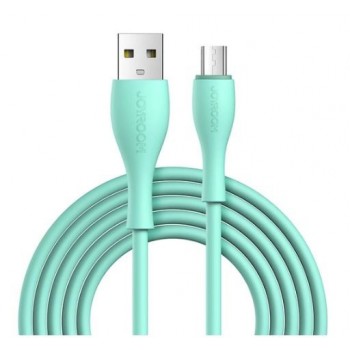 USB kabelis JOYROOM (S-2030M8) microUSB (2.4A) 2m žalias