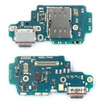 Lanksčioji jungtis Samsung S928 S24 Ultra su įkrovimo kontaktu, mikrofonu, SIM lizdu originali (service pack)